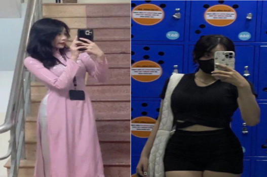 Sinh viên vếu đẹp nhún điêu luyện